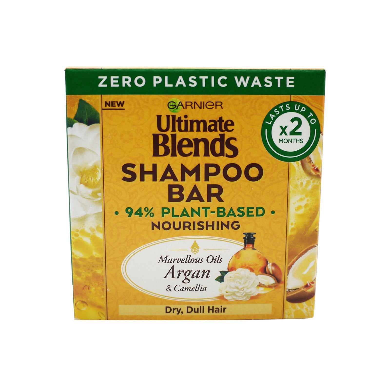 Garnier Ultimate Blends Shampoo Bar Argan Oil 60g | High Quality Hair Care Product Online - Product Image Garnier Ultimate Blends Shampoo Bar Argan Oil 60g | High Quality Hair Care Product Online - Product Image